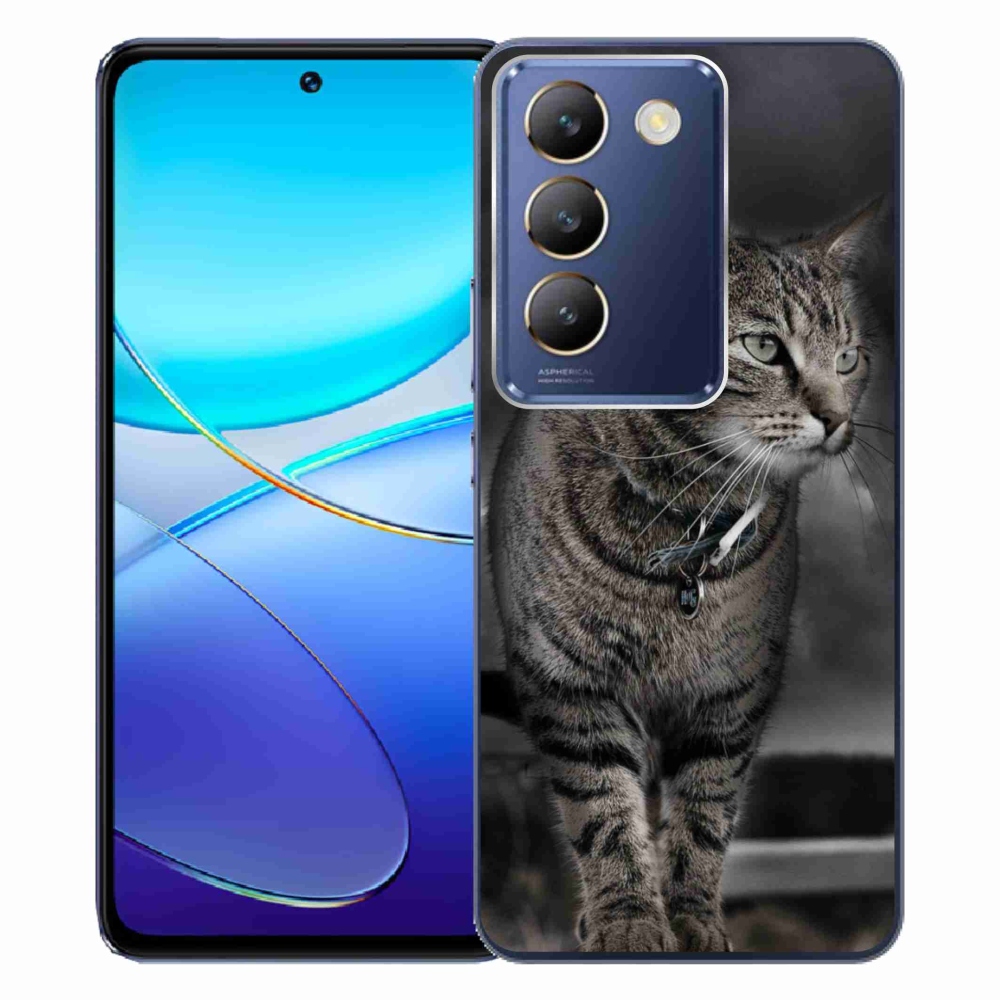 Gelový kryt mmCase na Vivo V40 SE 4G/5G - kočka