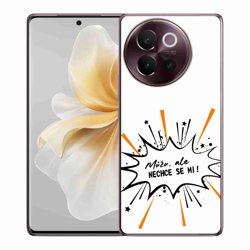 Gelový kryt mmCase na Vivo V40 Lite 5G - vtipný text 11 bílé pozadí