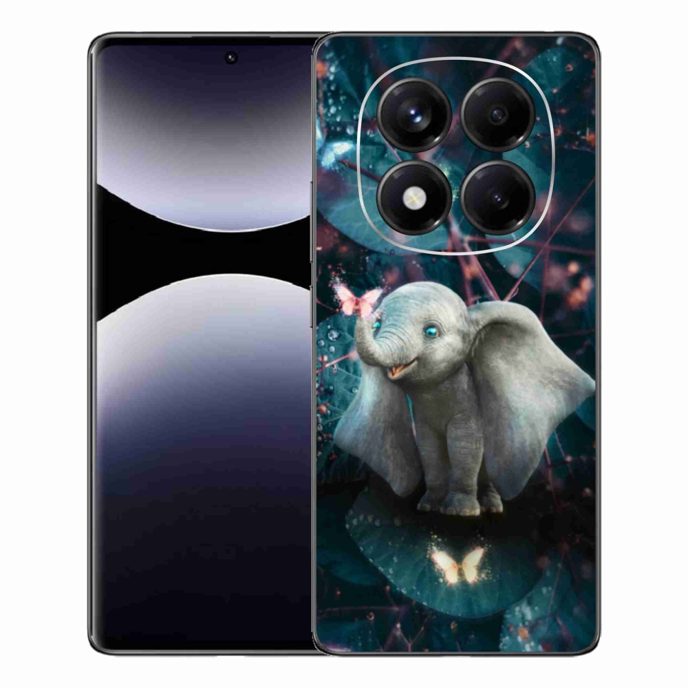 Gelový kryt mmCase na Xiaomi Redmi Note 14 Pro - roztomilý slon