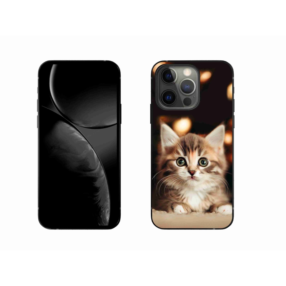 Gelový kryt mmCase na iPhone 13 Pro 6.1 - roztomilé kotě 2
