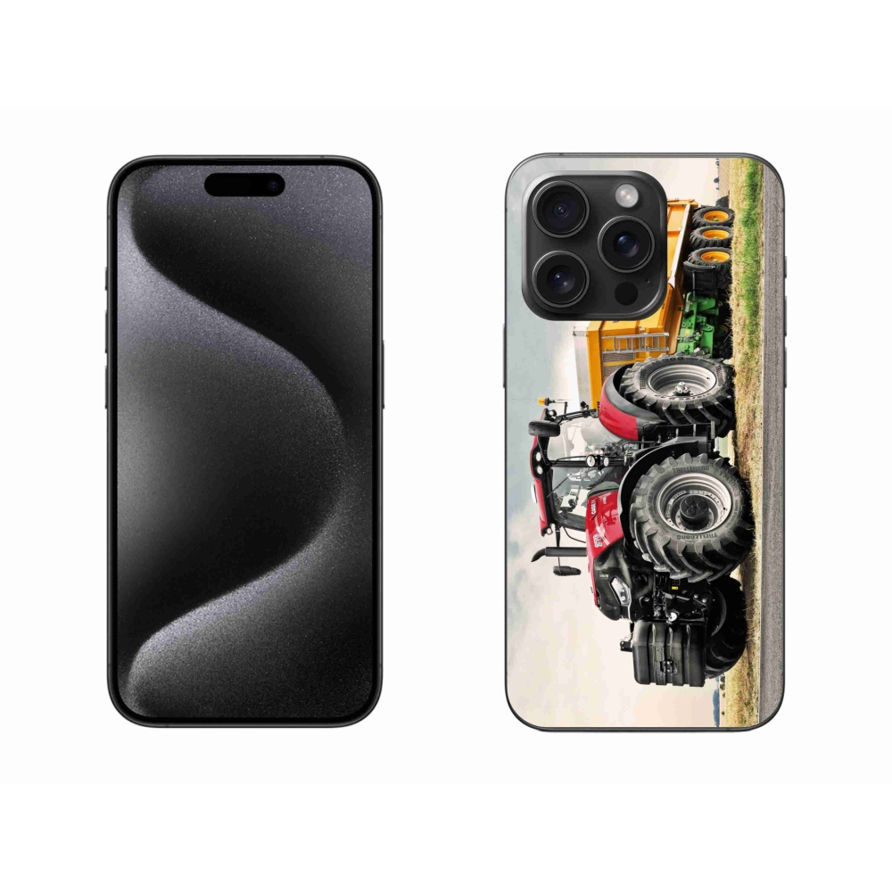Gelový kryt mmCase na iPhone 15 Pro Max - traktor 3