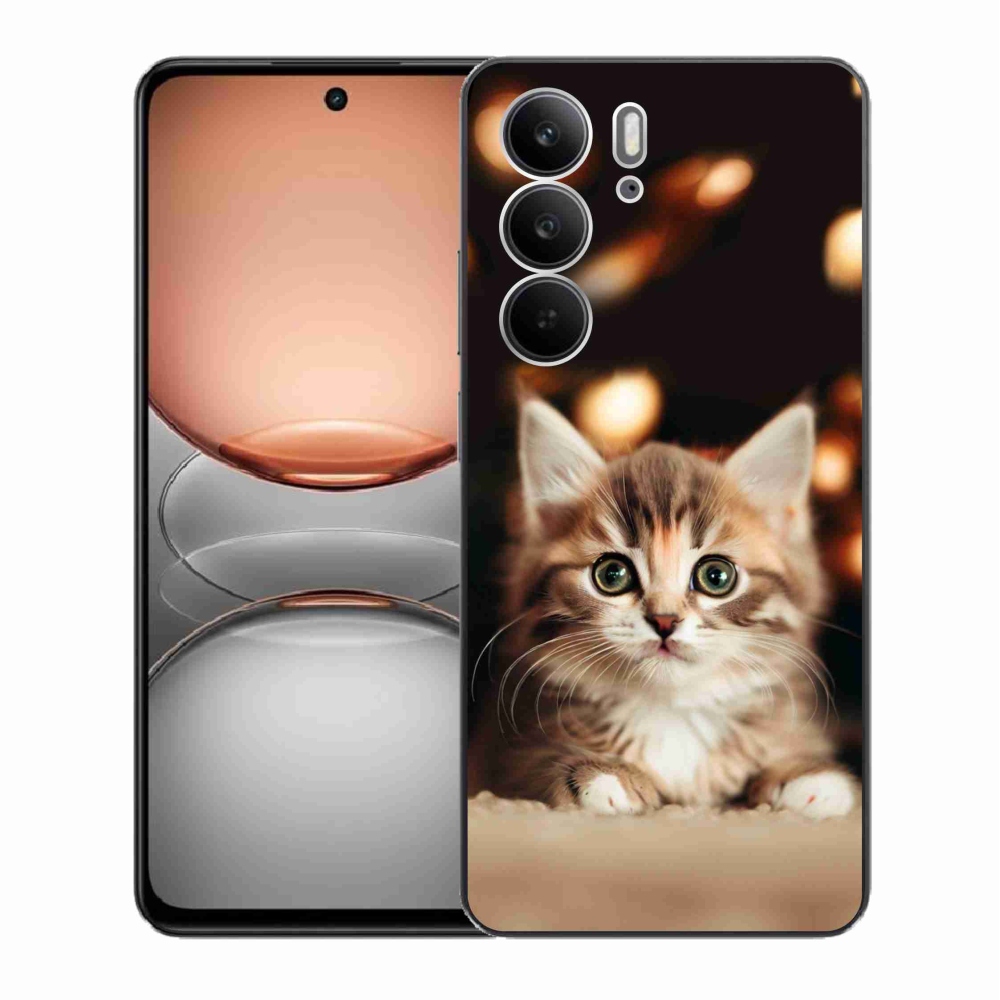 Gelový kryt mmCase na Realme C75 - roztomilé kotě 2