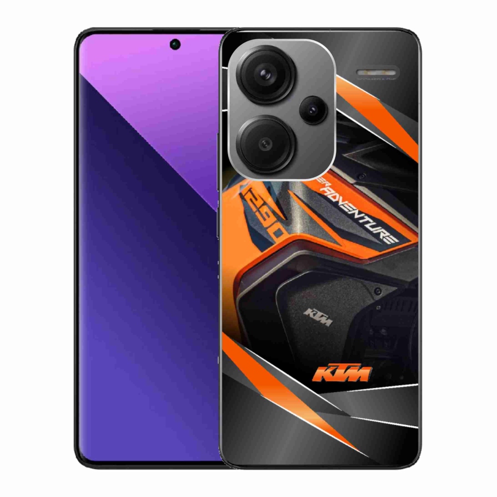 Gelový kryt mmCase na Xiaomi Redmi Note 13 Pro+ 5G - motorka ktm