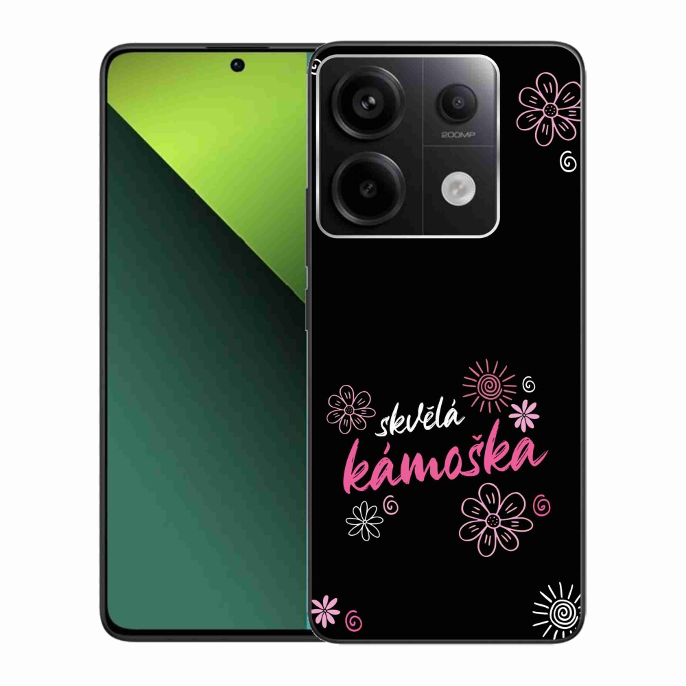 Gelový kryt mmCase na Xiaomi Redmi Note 13 Pro 5G/Poco X6 5G - skvělá kámoška černé pozadí