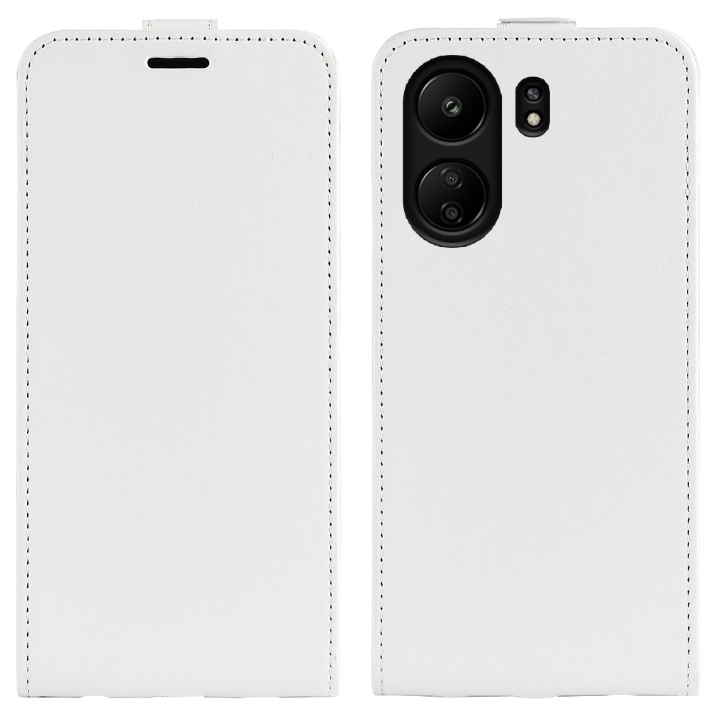 Vertical knížkové pouzdro na Xiaomi Poco C65/Redmi 13C - bílé