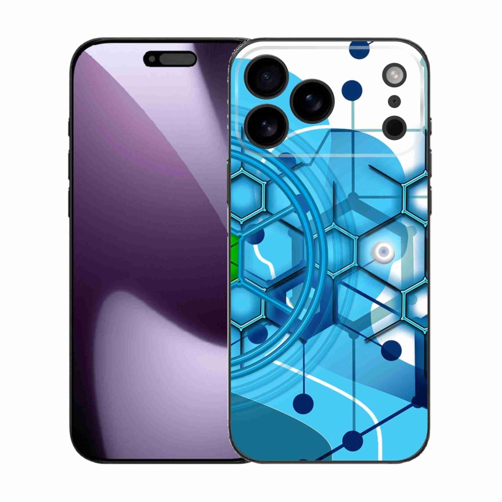 Gelový kryt mmCase na iPhone 17 Pro Max - abstraktní vzor 2