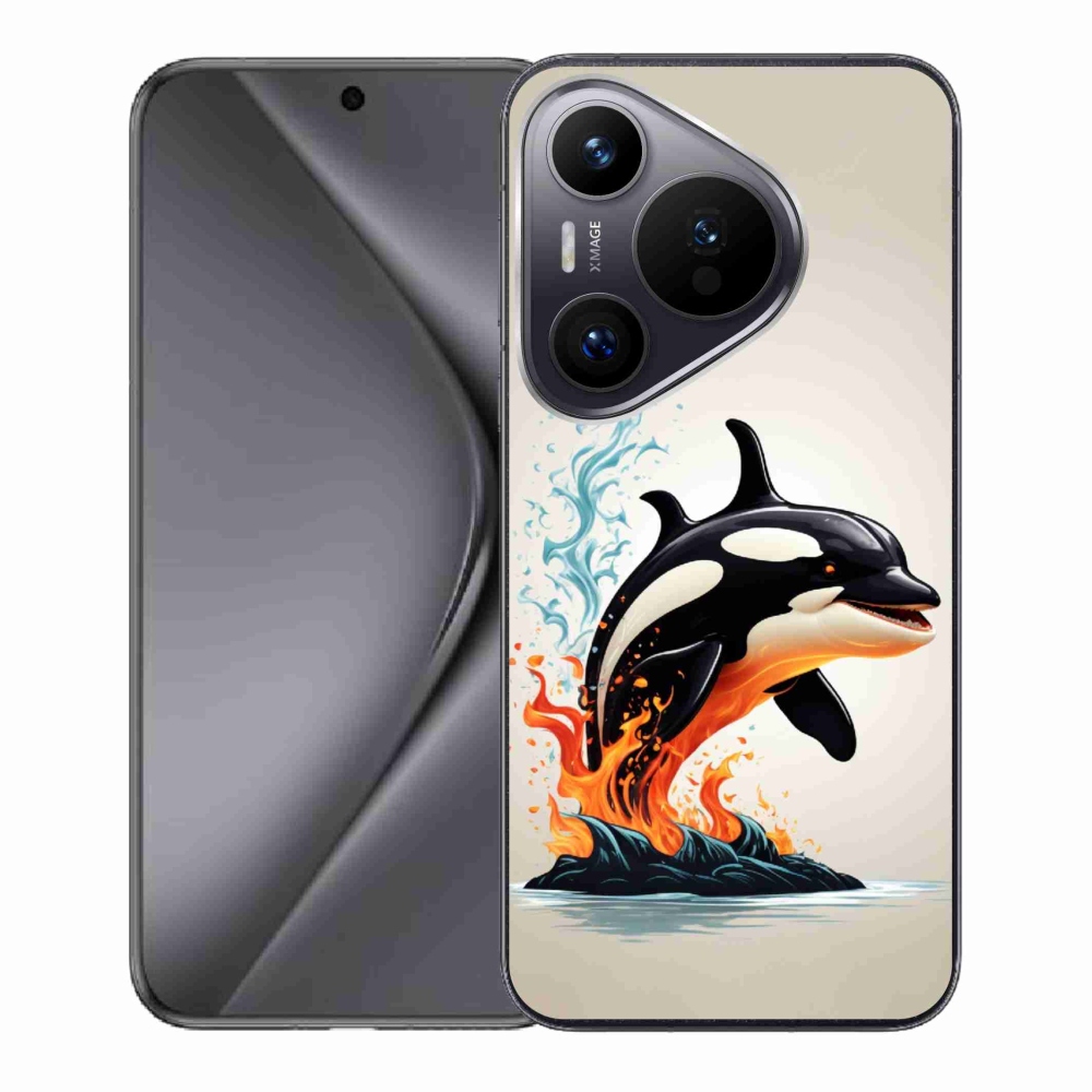 Gelový kryt mmCase na Huawei Pura 70 - kosatka