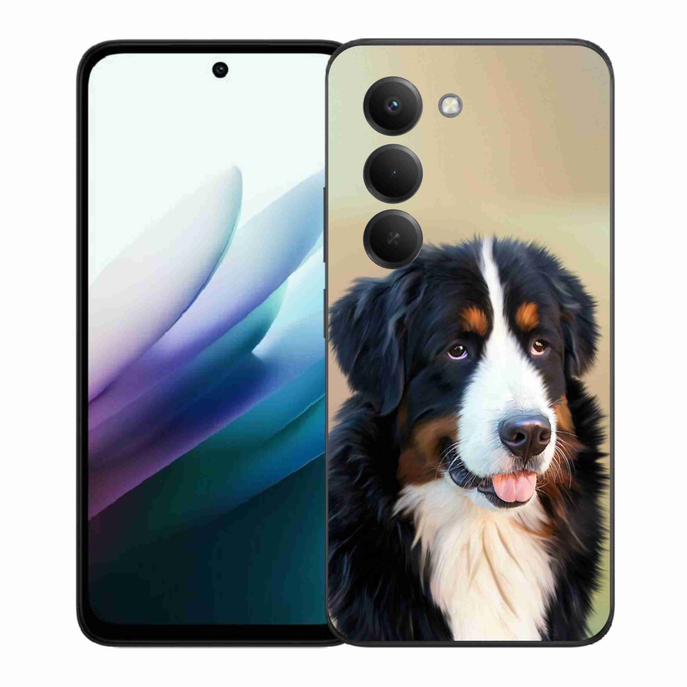 Gelový kryt mmCase na Xiaomi Redmi 15 4G/5G (171mm) - bernský salašnický pes