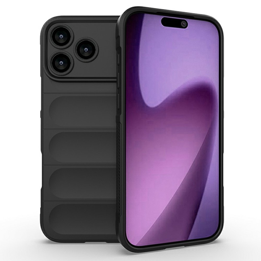Rugg odolný gelový obal na iPhone 17 Pro Max - černý