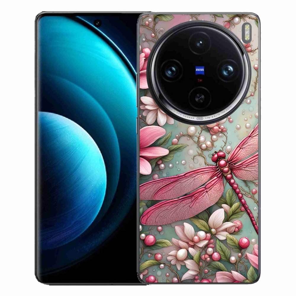 Gelový kryt mmCase na Vivo X100 Pro 5G - vážka