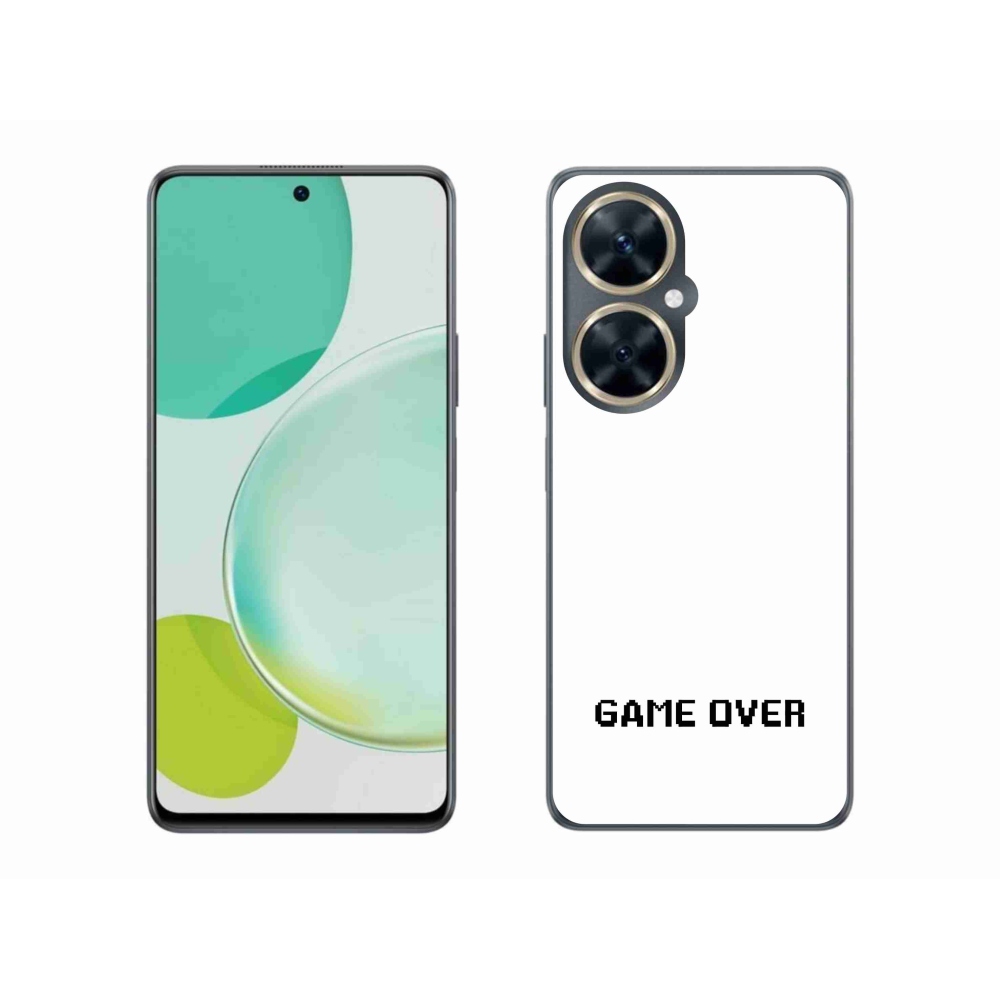 Gelový kryt mmCase na Huawei Nova 11i - game over bílé pozadí