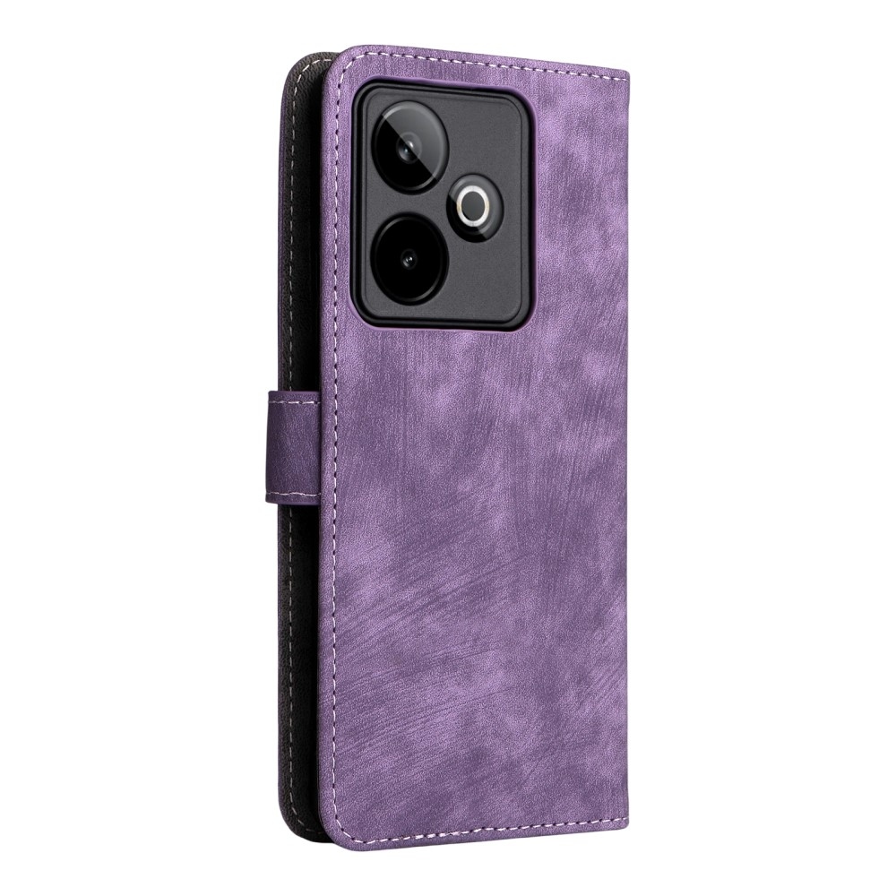 RFID knížkové pouzdro na Realme GT 7 5G - fialové