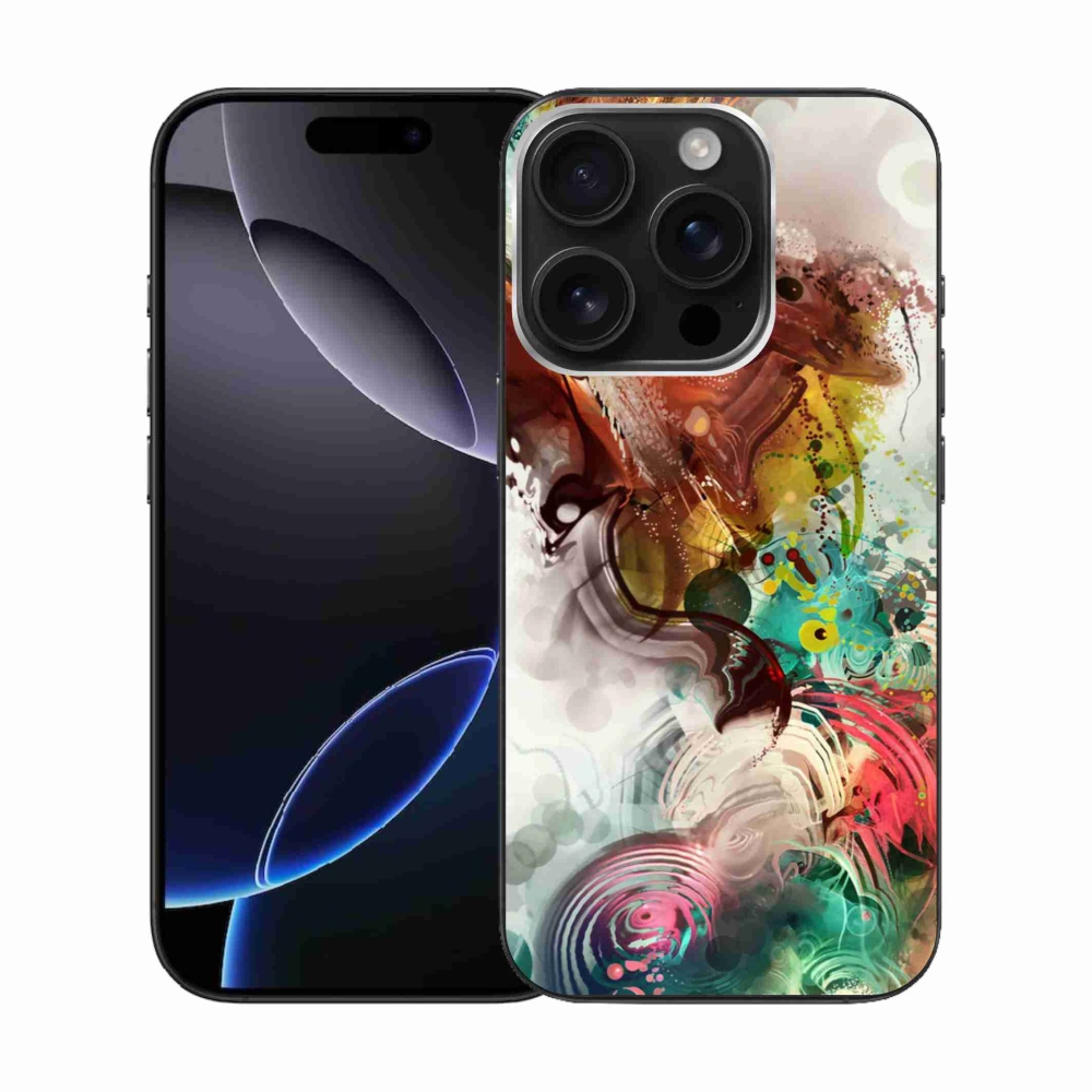 Gelový kryt mmCase na iPhone 16 Pro - abstrakt 1