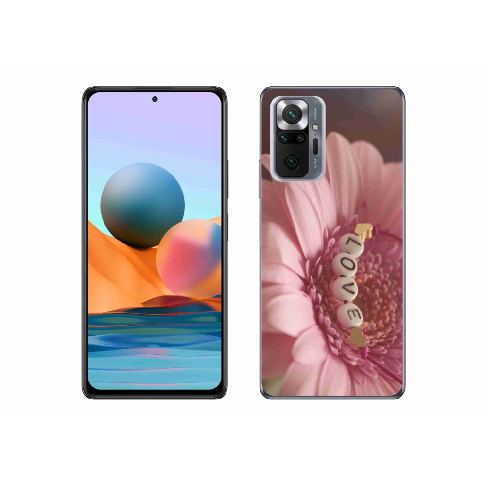 Gelový kryt mmCase na Xiaomi Redmi Note 10 Pro - přívěsek love