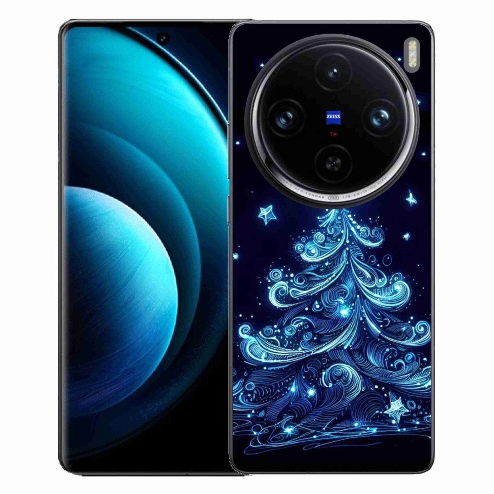 Gelový kryt mmCase na Vivo X100 Pro 5G - neonový vánoční stromek 4