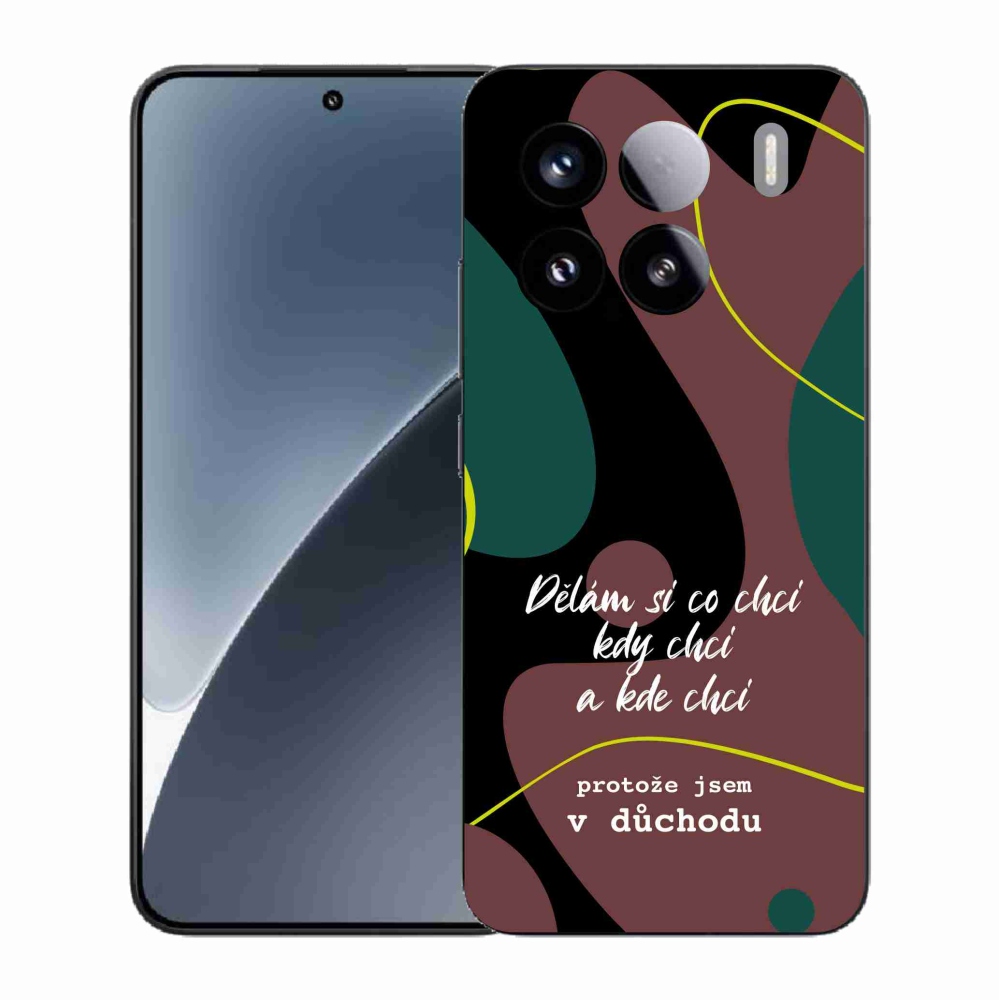 Gelový kryt mmCase na Xiaomi 15 - vtipný text 10 černé pozadí