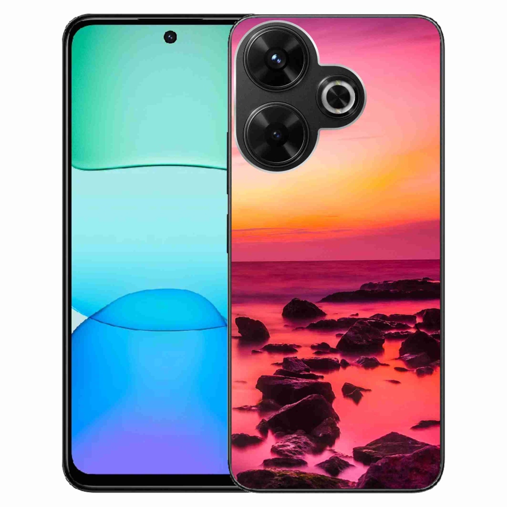 Gelový kryt mmCase na Xiaomi Redmi 13 4G/Poco M6 4G - moře a záře