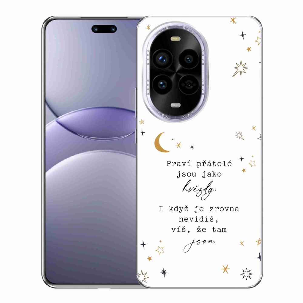 Gelový kryt mmCase na Huawei Nova 13 Pro 5G - citát 6 bílé pozadí