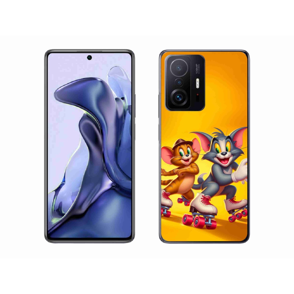 Gelový kryt mmCase na Xiaomi 11T Pro - tom a jerry