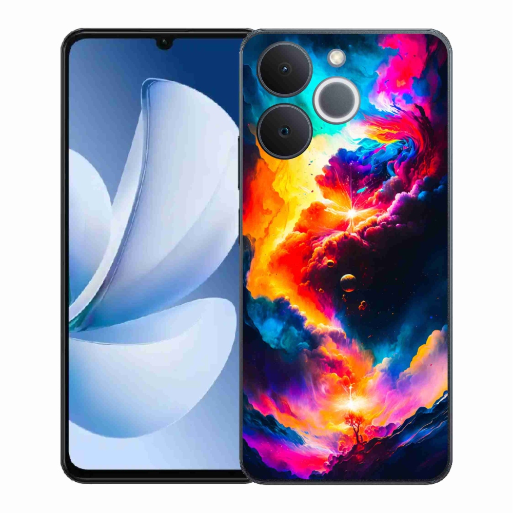 Gelový kryt mmCase na Realme Note 70T - abstraktní motiv
