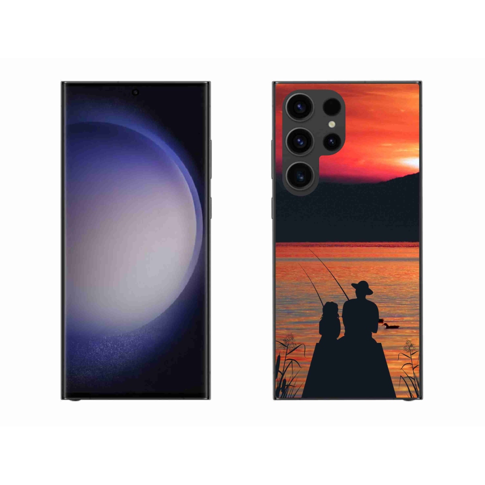 Gelový kryt mmCase na Samsung Galaxy S23 Ultra 5G - rybaření 3