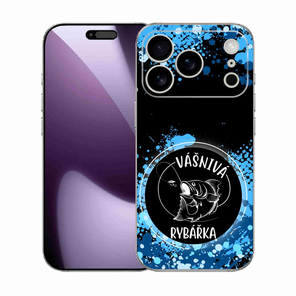 Gelový kryt mmCase na iPhone 17 Pro - chemické prvky bíločerné pozadí
