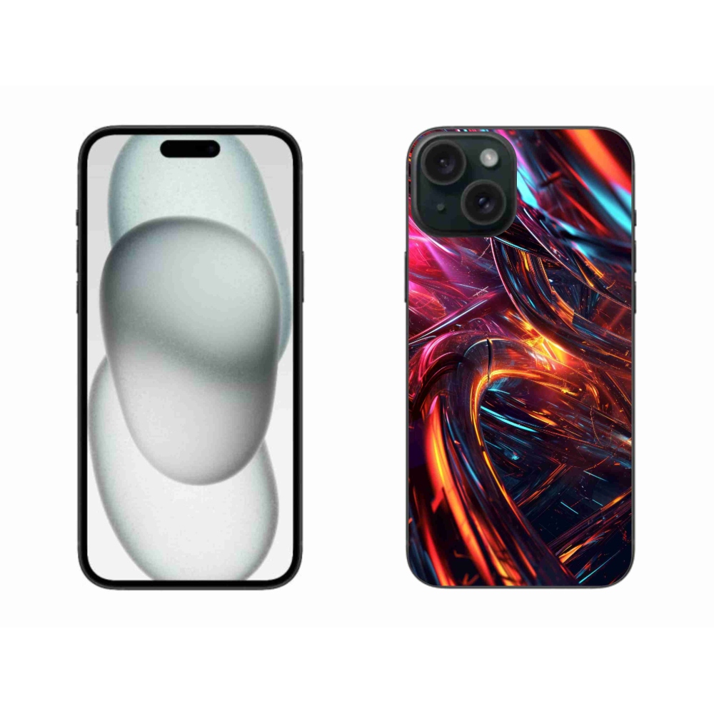 Gelový kryt mmCase na iPhone 15 Plus - abstraktní motiv 10