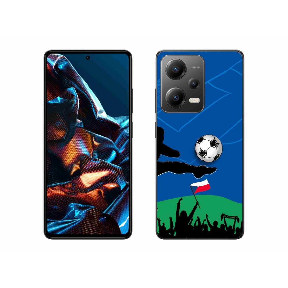 Gelový kryt mmCase na Xiaomi Redmi Note 12 Pro 5G - fanoušci fotbalu