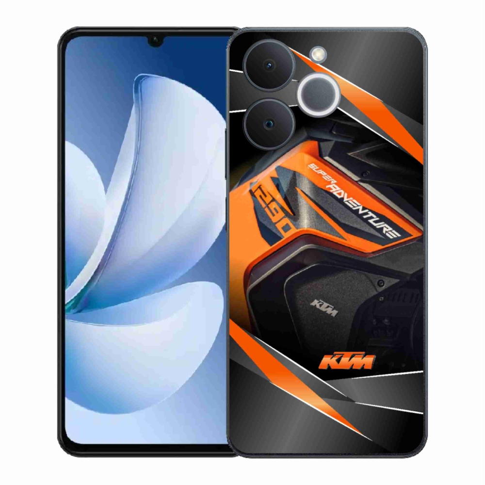 Gelový kryt mmCase na Realme Note 70T - motorka ktm