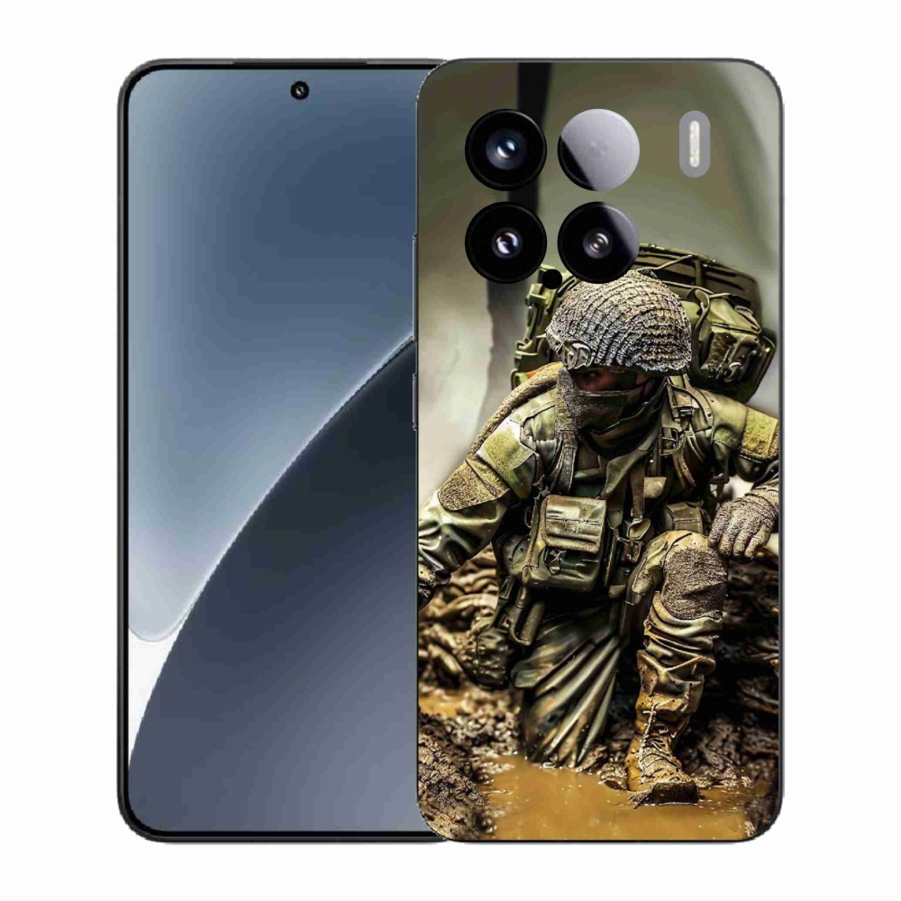 Gelový kryt mmCase na Xiaomi 15 - voják