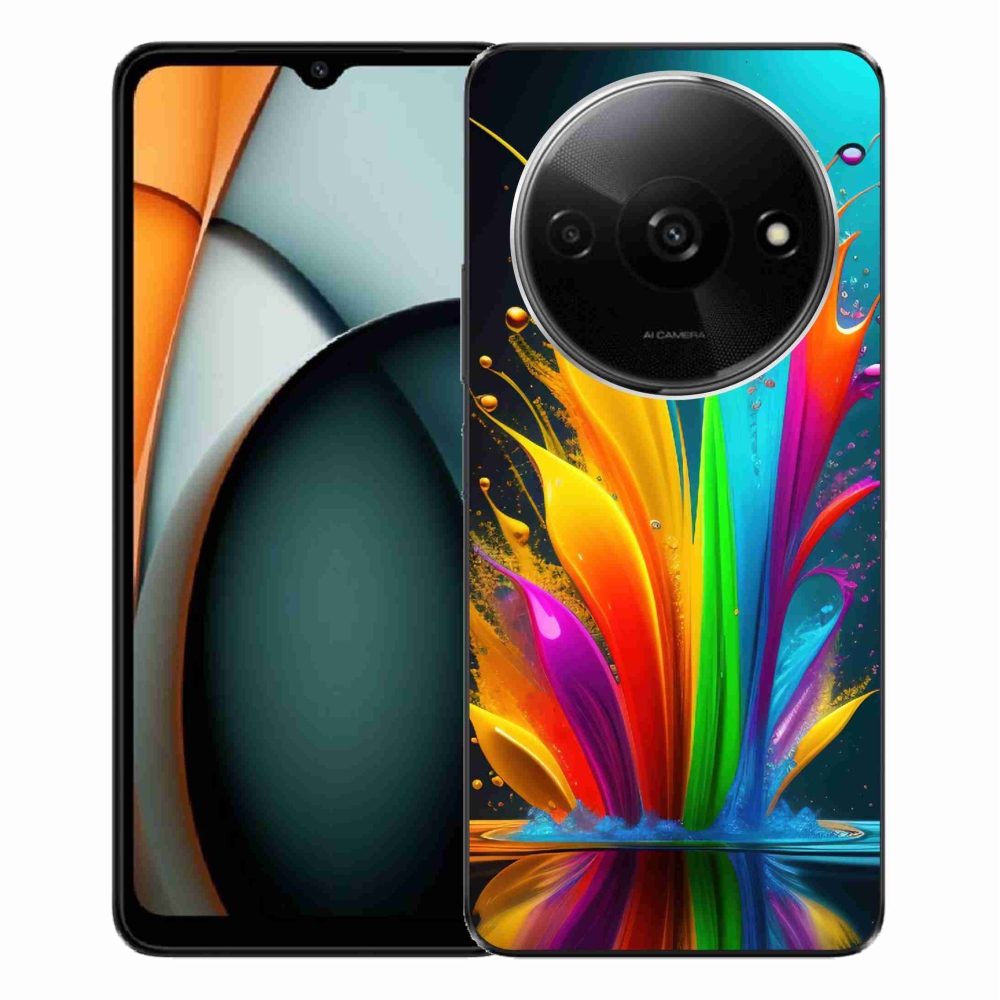 Gelový kryt mmCase na Xiaomi Redmi A3 - abstraktní motiv 1