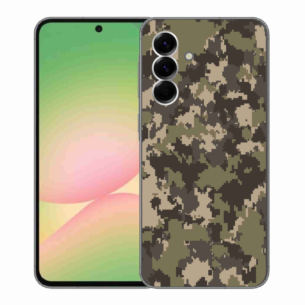 Gelový kryt mmCase na Samsung Galaxy A56 5G - maskáčový vzor 12