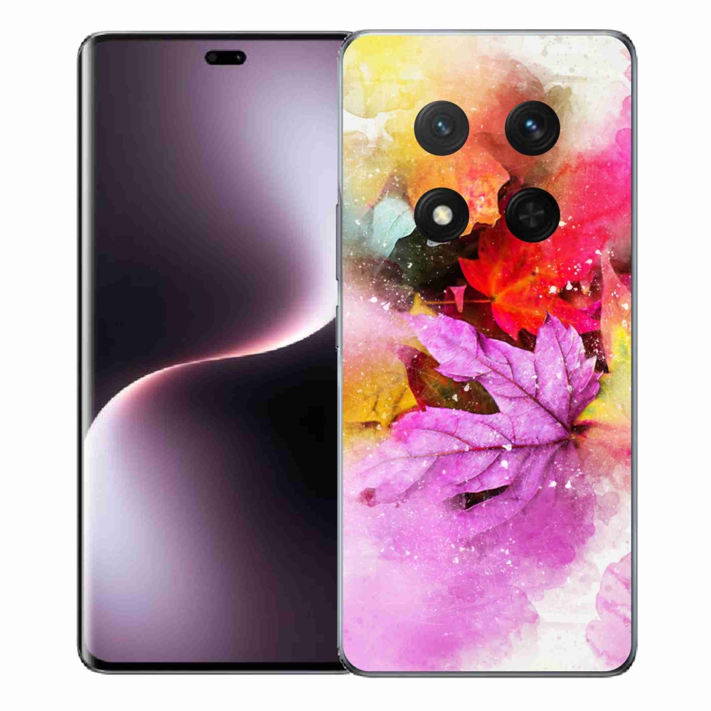 Gelový kryt mmCase na Honor Magic 7 Lite 5G - barevné listy
