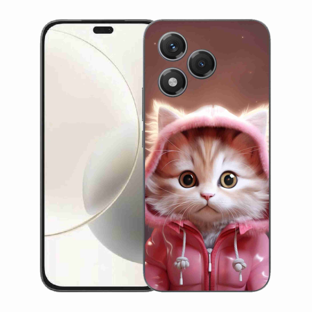 Gelový kryt mmCase na Honor 400 Lite - roztomilé kotě 3