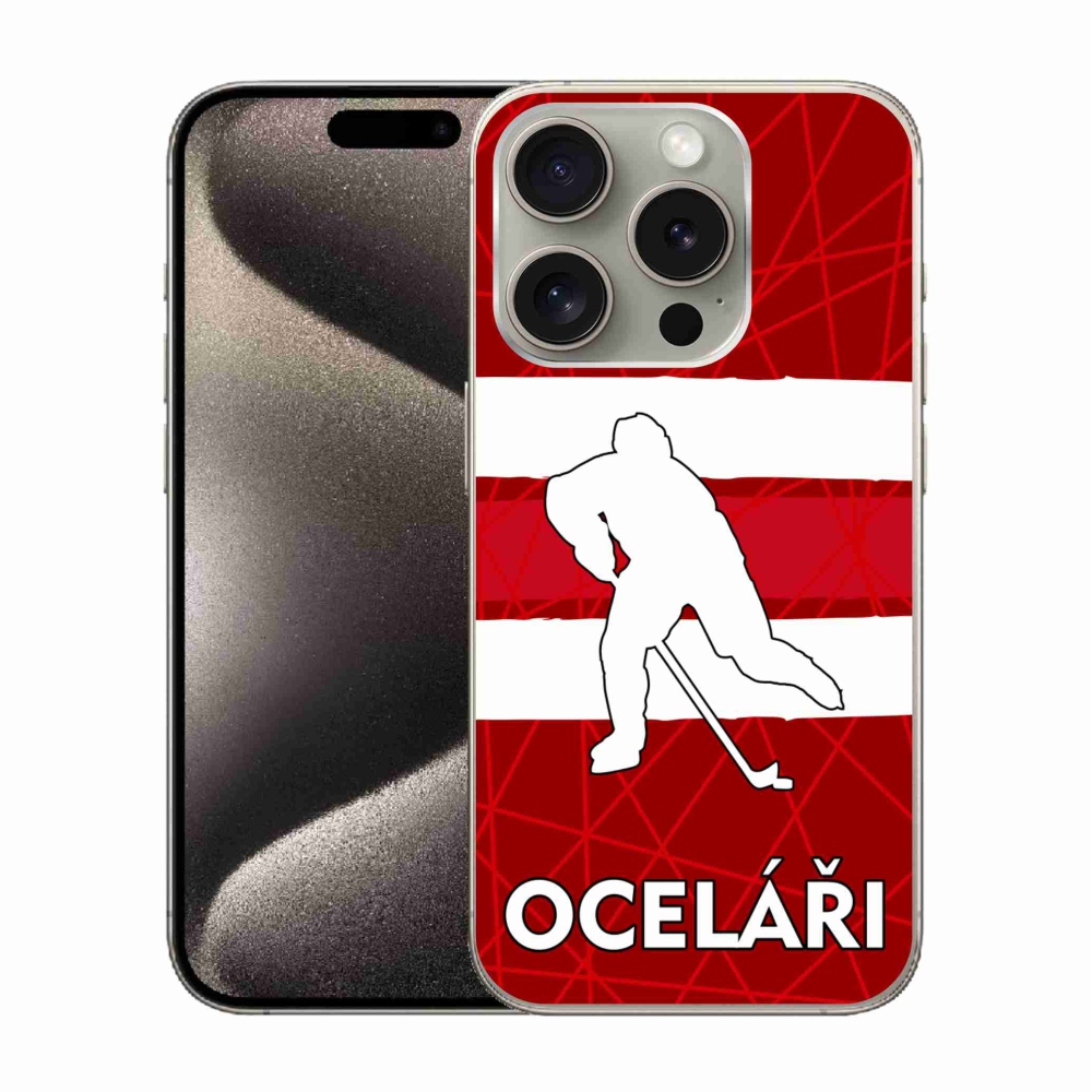 Gelový kryt mmCase na iPhone 15 Pro - Oceláři