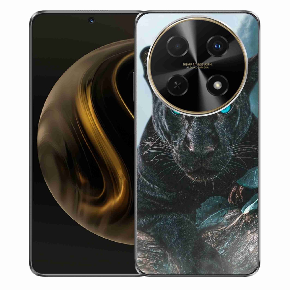 Gelový kryt mmCase na Huawei Nova 12i - černý panter