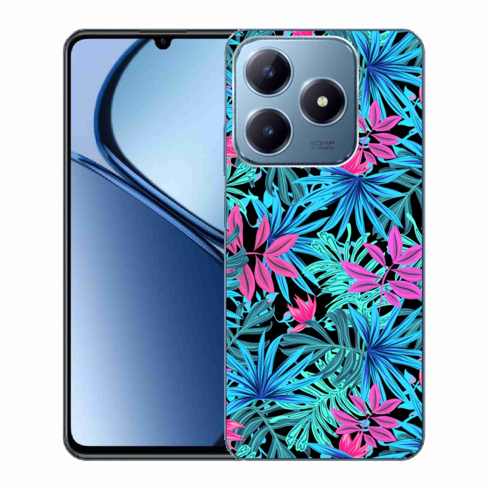 Gelový kryt mmCase na Realme C63 - květiny 3