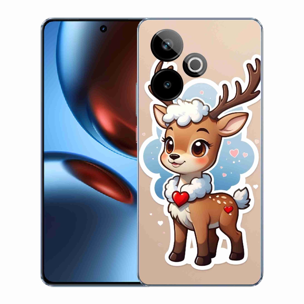 Gelový kryt mmCase na Realme GT 7 5G/GT 7T 5G - kreslený sob