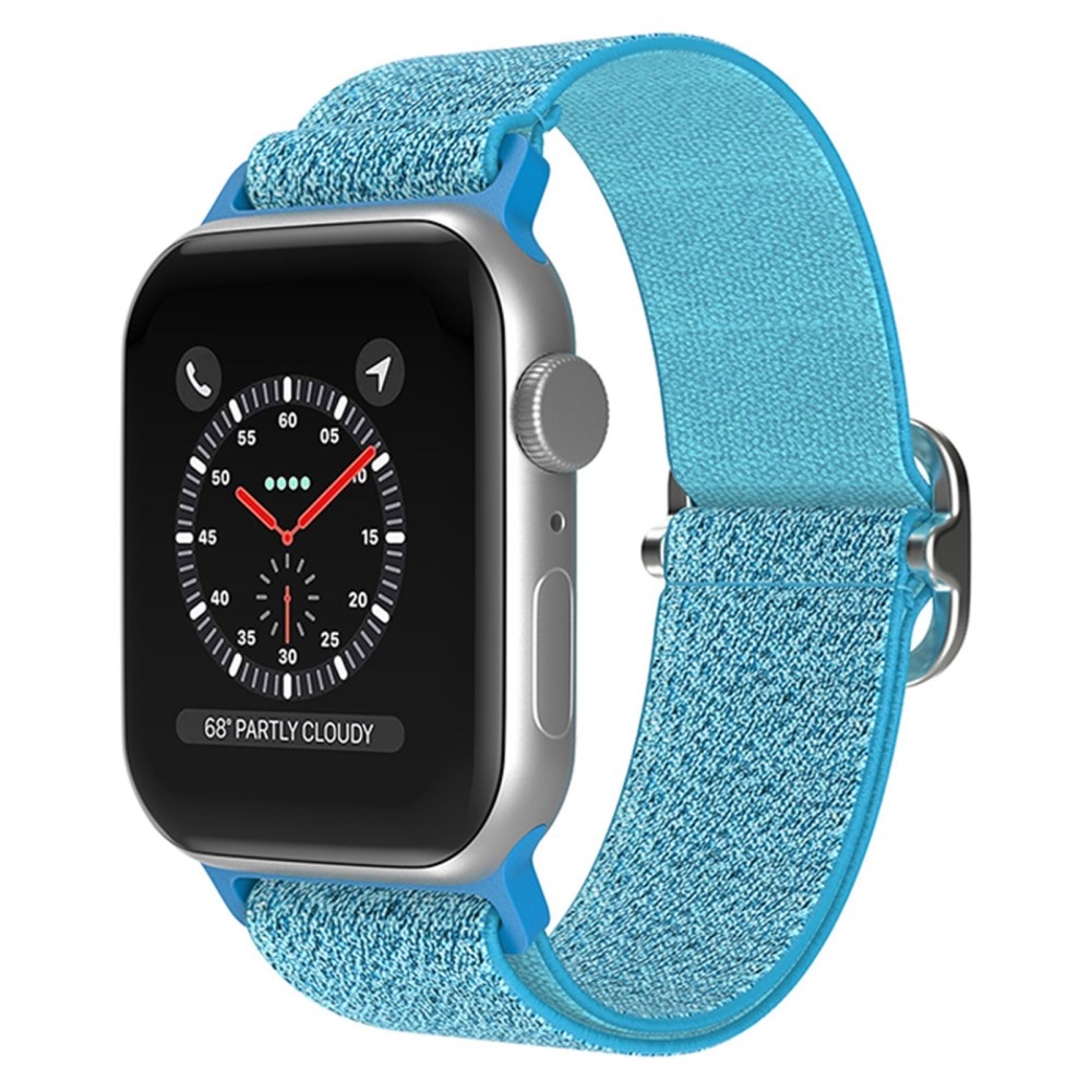 Decor nylonový řemínek na Apple Watch Ultra/Ultra 2 49mm/SE/SE 2022/2023 44mm/9/8/7 45mm/6/5/4 44mm/3/2/1 42 mm - modrý