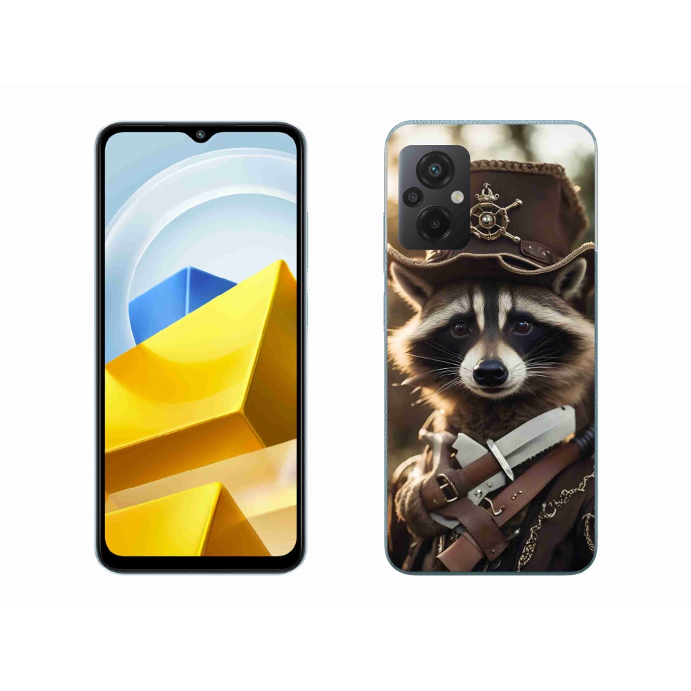 Gelový kryt mmCase na Xiaomi Poco M5 4G - mýval v uniformě