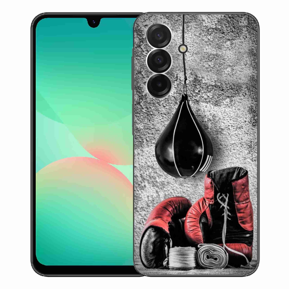 Gelový kryt mmCase na Samsung Galaxy A26 5G - boxovací pytel a rukavice