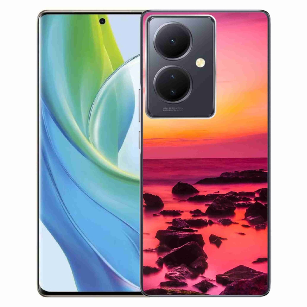 Gelový kryt mmCase na Vivo V29 Lite 5G - moře a záře