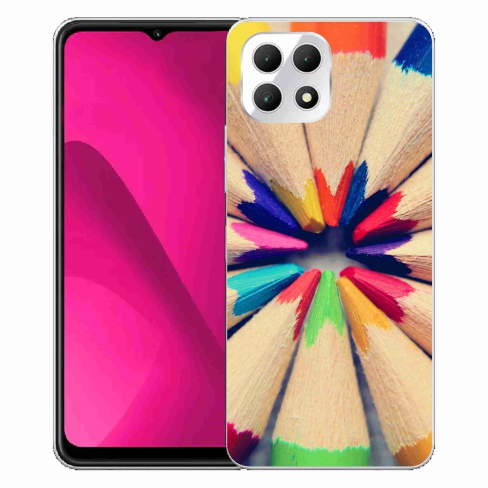 Gelový kryt mmCase na T-Mobile T Phone 2 - pastelky 