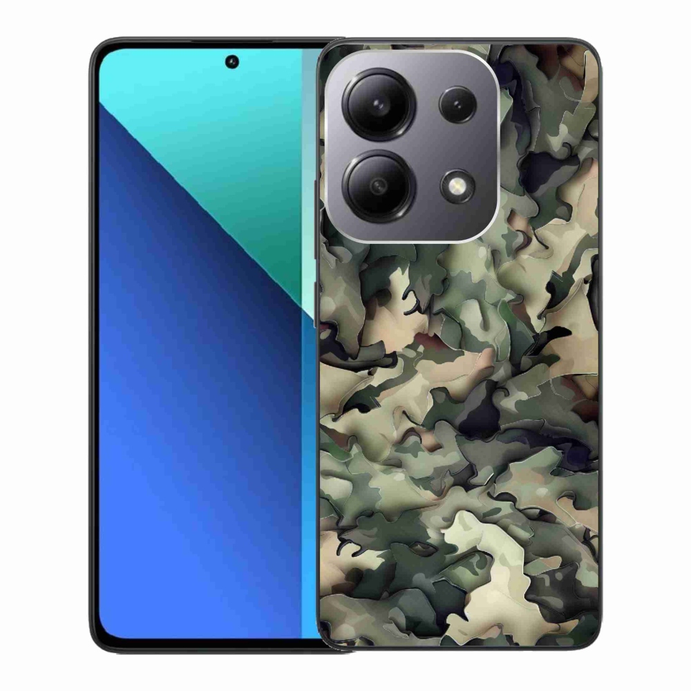 Gelový kryt mmCase na Xiaomi Redmi Note 13 - maskáčový vzor 9