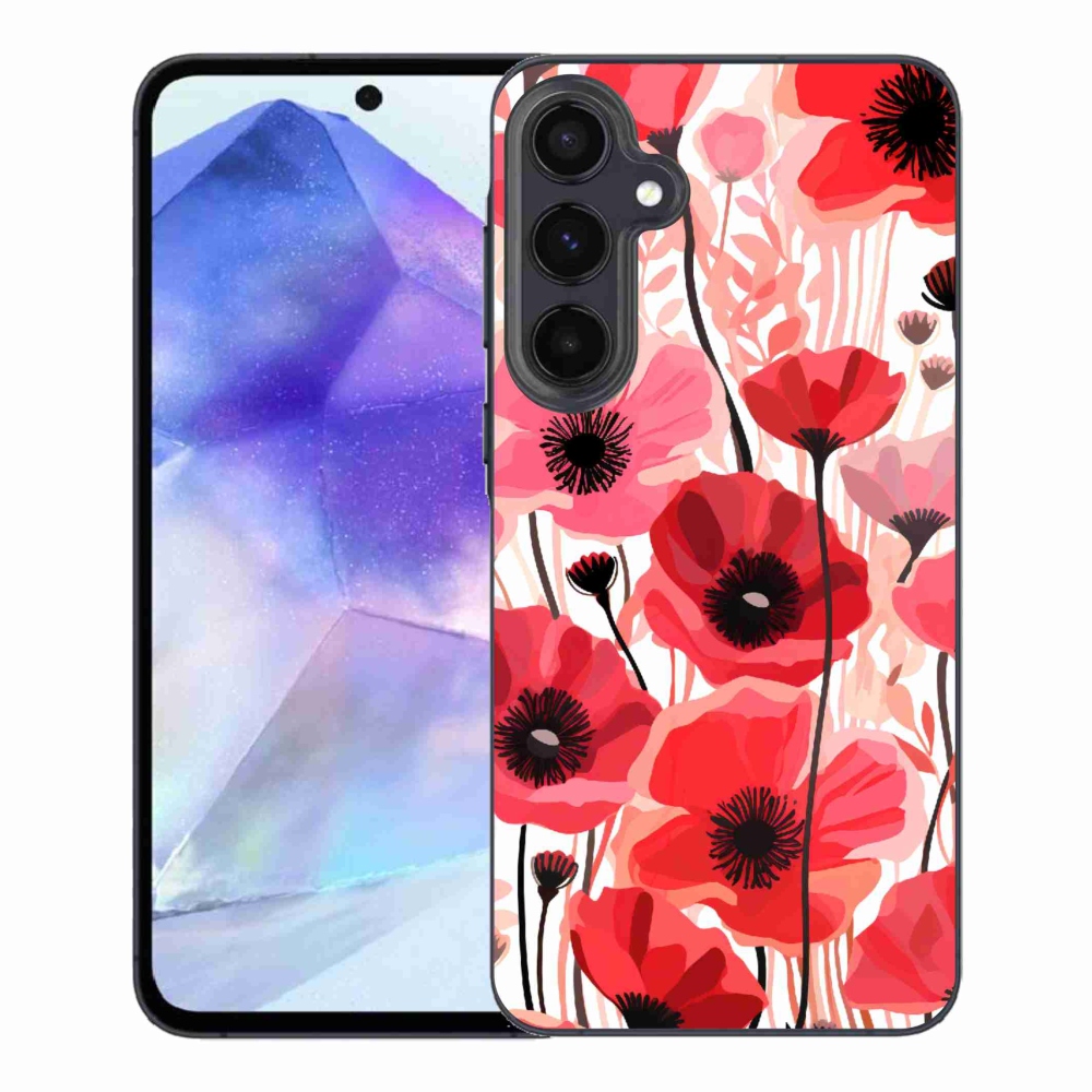 Gelový kryt mmCase na Samsung Galaxy A55 5G - vlčí mák 1