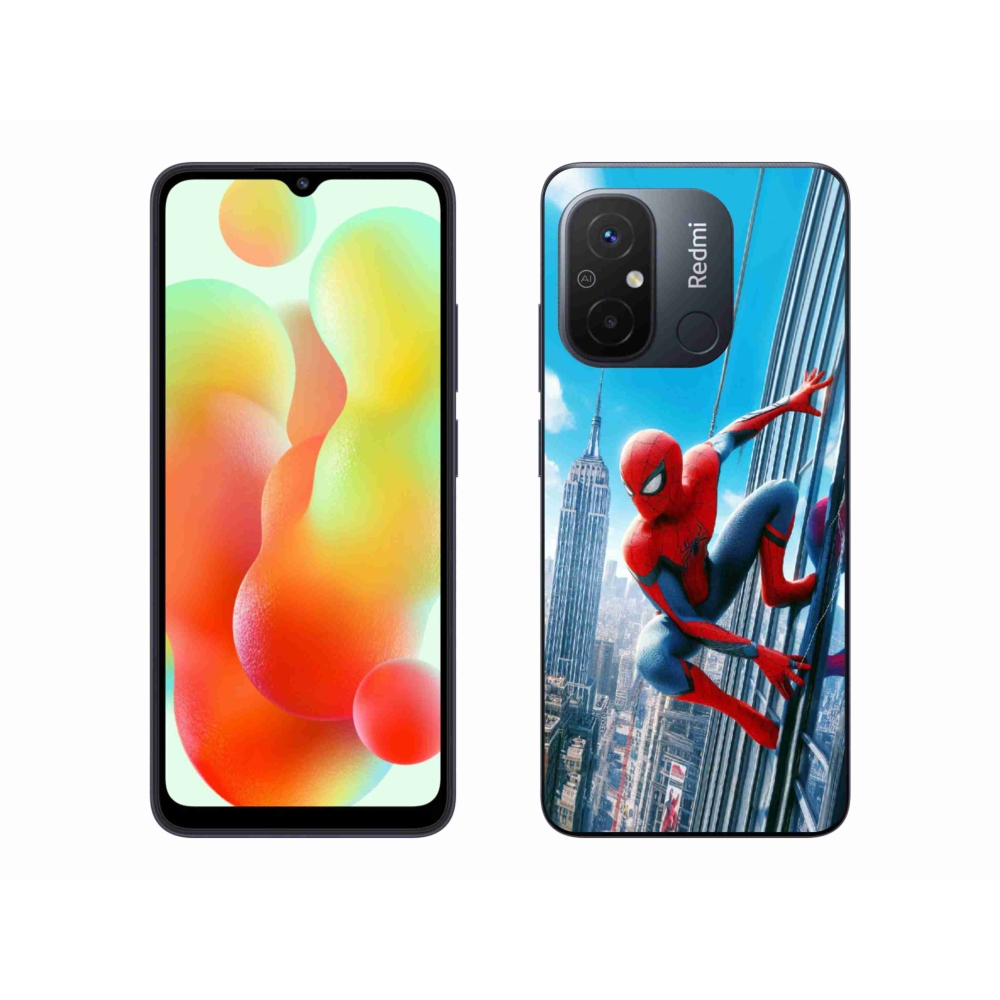 Gelový kryt mmCase na Xiaomi Redmi 12C - spiderman