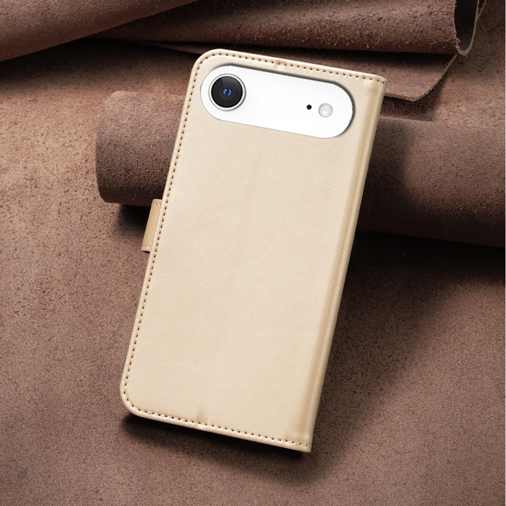 Clover knížkové pouzdro na iPhone 17 Air - zlaté