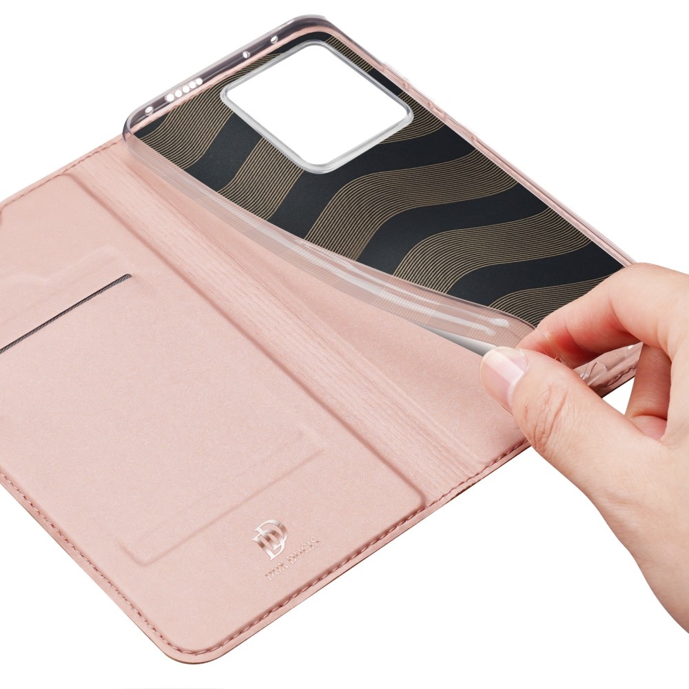 DUX knížkové pouzdro na Xiaomi Redmi Note 14S - růžovozlaté