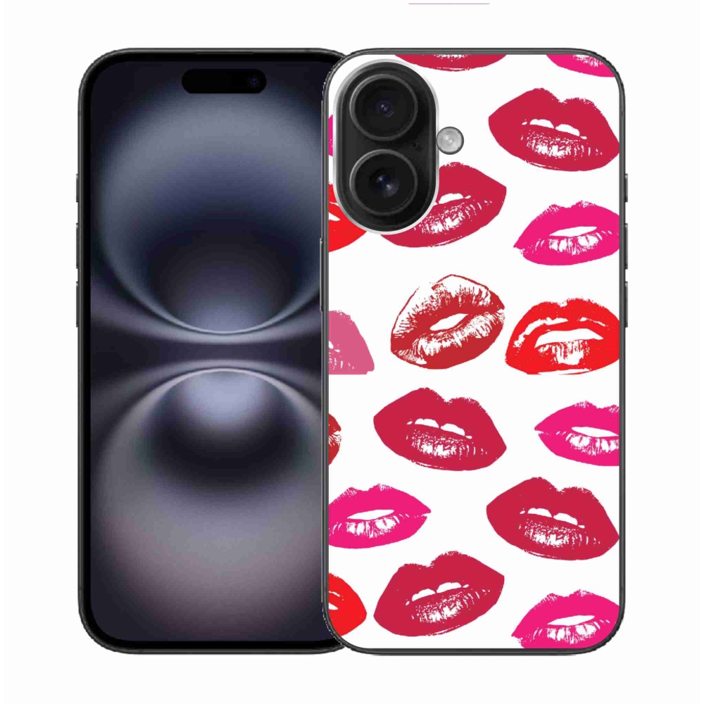 Gelový kryt mmCase na iPhone 16 - rty