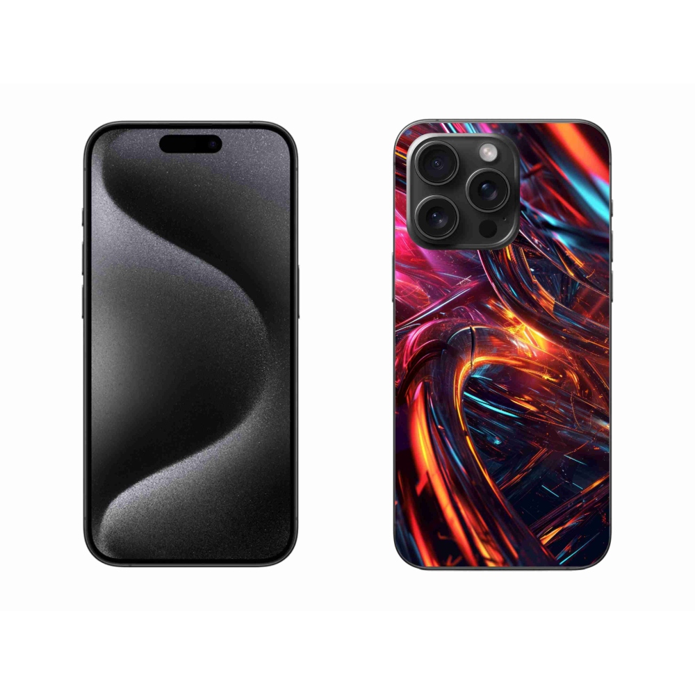 Gelový kryt mmCase na iPhone 15 Pro Max - abstraktní motiv 10